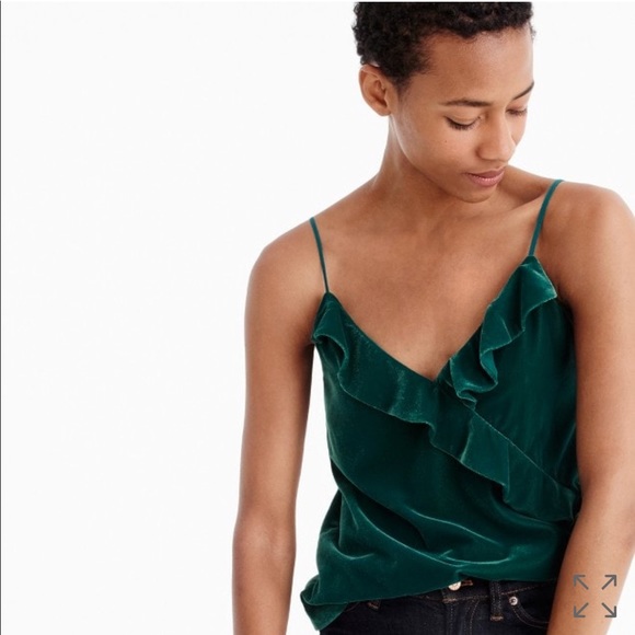 J. Crew Tops - J. Crew Velvet going out top, NWT!